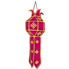 marigold flower banana leaves and related to loy krathong festival 