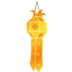 marigold flower banana leaves and related to loy krathong festival 