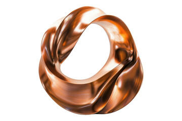 cooper sculpture isolated on transparent background