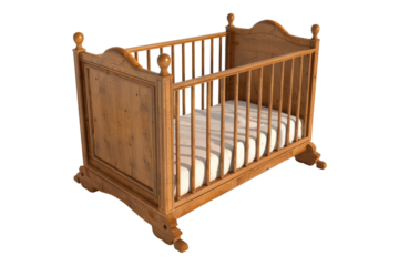 Crib isolated on transparent background