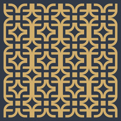 Gold polygonal background seamless pattern