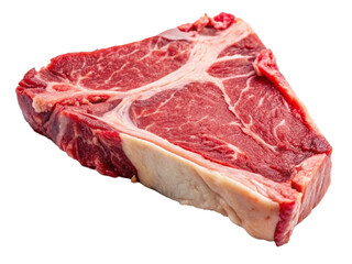 High Quality Realistic Fresh Raw Meat Isolated on Transparent Background