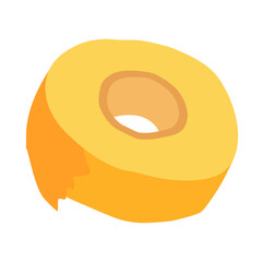 Masking Tape Flat Style Icon  vector design and illustration template