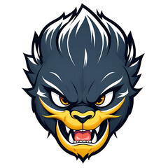 Head mascot logo design, for t-shirts or stickers 
