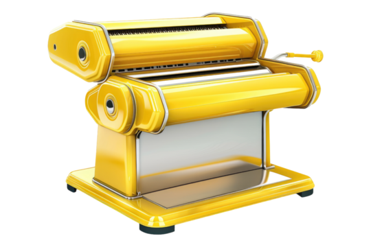 Electric pasta maker isolated on transparent background