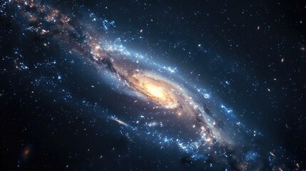 Obraz premium Galactic Formation of Milky Way