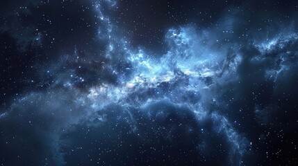 Fototapeta premium Galactic Formation of Milky Way