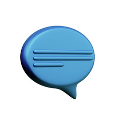 Various 3D cartoon icons of messages