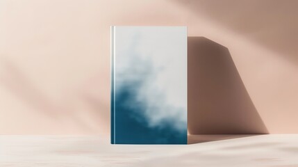 Elegant paperback book cover design featuring a blend of photography and abstract graphic elements, creating a harmonious and eye-catching visual appeal