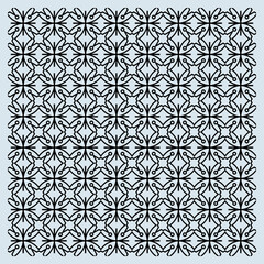 Fototapeta premium Dark seamless pattern with letter X