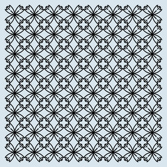 Fototapeta premium Dark seamless pattern with letter X