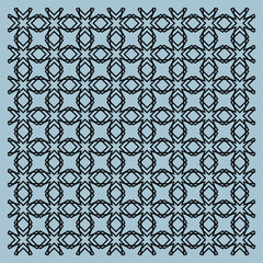 Dark seamless pattern with letter X