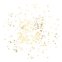 Gold foil in PNG format.A gilded vortex on a transparent background. A luxurious gold-plated foil vortex. Elegance abstract glitter, sparkle, shimmer, radiance, shimmer, shimmer of gold dust.