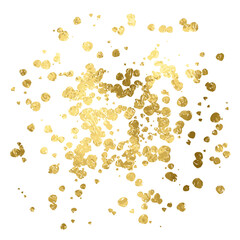 A gilded vortex on a transparent background. A luxurious gold-plated foil vortex. 
Elegance - abstract glitter, sparkle, shimmer, radiance, shimmer, shimmer of gold, dust on a transparent background.