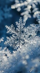 many different snowflakes ::1 photo quality ::1 