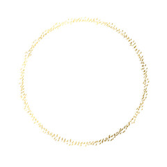 Gold Foil Frame gold splatter frames glitter,Gold stroke on transparent background.Gold sparkle foil. Gold texture abstract splatter glitter. 
