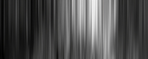 Fototapeta premium Black and white digital glitch art background, stripes of dark grey with a subtle noise effect, creating a dark and mysterious atmosphere.