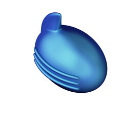 Various toon 3D icons of speech bubbles