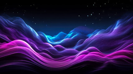 Obraz premium abstract dark purple blue color futuristic background banner header poster presentation 