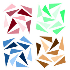 abstract background with triangles