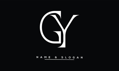 GY, YG, G, Y Abstract Letters Logo Monogram