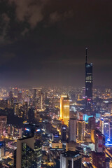 Naklejka premium scenery in kuala lumpur city.kuala lumpur is the city in the malaysia