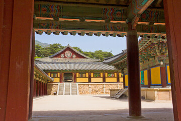 Fototapeta premium Bulguksa temple in Gyeongju city, South Korea.