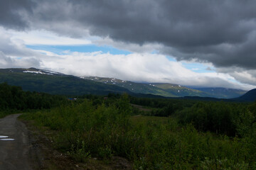 Waterfall in the North of Sweden/ Norway