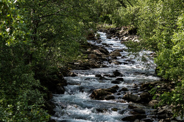 Waterfall in the North of Sweden/ Norway