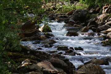 Waterfall in the North of Sweden/ Norway