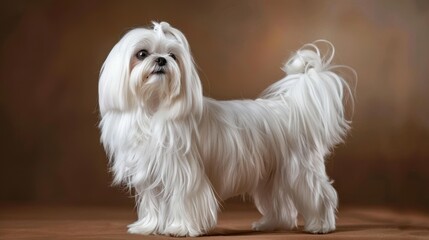 Maltese: Known for their small size, fluffy white coats, and playful nature. Maltese dogs are adored for their gentle demeanor, bringing joy with their charming appearance.
