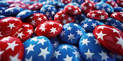 Fototapeta premium USA election concept