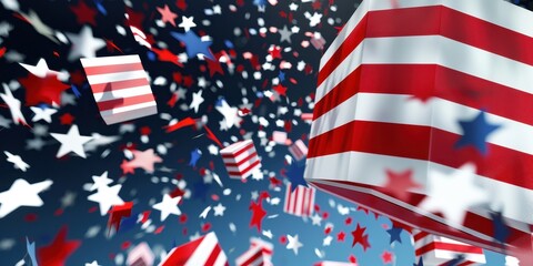 Fototapeta premium USA election concept
