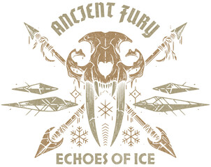 12 Ancient Fury - Aesthetic Streetwear Transparent Graphic T-Shirt Design