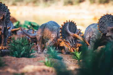 Triceratops Migration: A Herd on the Move © J.M. Tornero