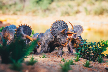 Triceratops Migration: A Herd on the Move © J.M. Tornero