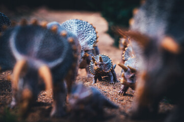 Triceratops Migration: A Herd on the Move © J.M. Tornero
