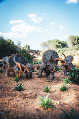 Triceratops Migration: A Herd on the Move © J.M. Tornero