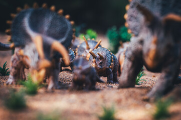 Triceratops Migration: A Herd on the Move © J.M. Tornero