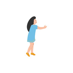 pose of woman doing activity workout