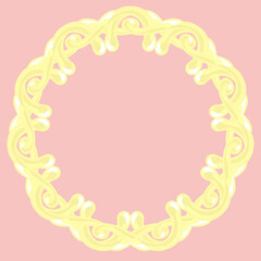 ゴールド装飾フラワーフレーム⭐︎