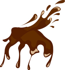 Chocolate Splash Illustration