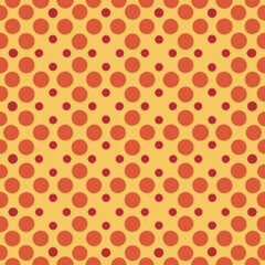 seamless pattern of small, evenly spaced dotted circles in a grid formation, Generative AI