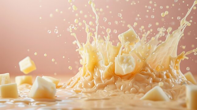 Photography of circular custard apple juice splash  051 food, yellow, pasta, isolated, white, flower, fresh, macro, closeup, healthy, fruit, nature, rose, popcorn, italian, natural, raw, meal, farfall