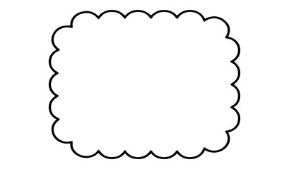 Comic speech bubble with swear words symbols. Hand drawn speech bubble	