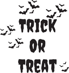Trick Or Treat vector file download | Any changes can be change