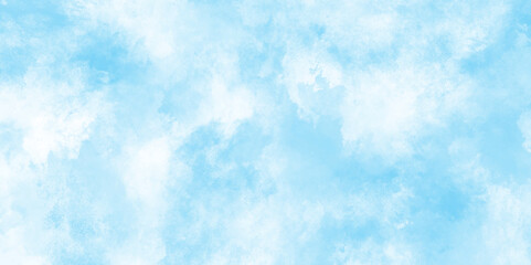 sky clouds for wallpaper backdrop background, shiny and clear painted light blue clouds watercolor background, The summer is colorful clearing day Good weather with natural blue clouds.