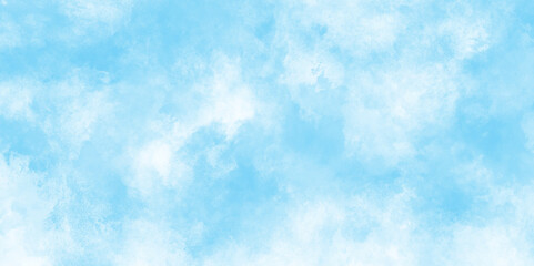 sky clouds for wallpaper backdrop background, shiny and clear painted light blue clouds watercolor background, The summer is colorful clearing day Good weather with natural blue clouds.