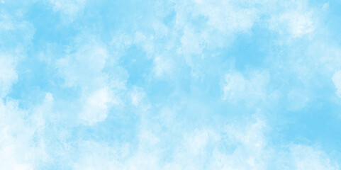 sky clouds for wallpaper backdrop background, shiny and clear painted light blue clouds watercolor background, The summer is colorful clearing day Good weather with natural blue clouds.