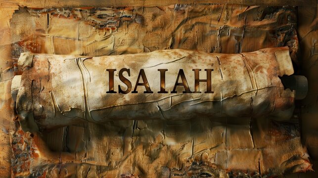 Ancient Manuscript of Isaiah: Sacred Document for Study in Theology and Religious Education
